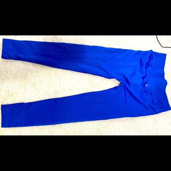 Blue tight warm workout leggings by katya…worn once only! - Picture 3 of 4